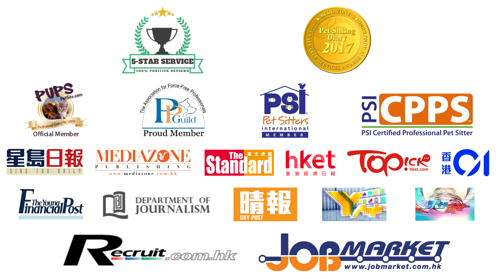 Pet Sitting Diary has been featured in 13 media, award winning and recognized by multiple international Pet organizations.